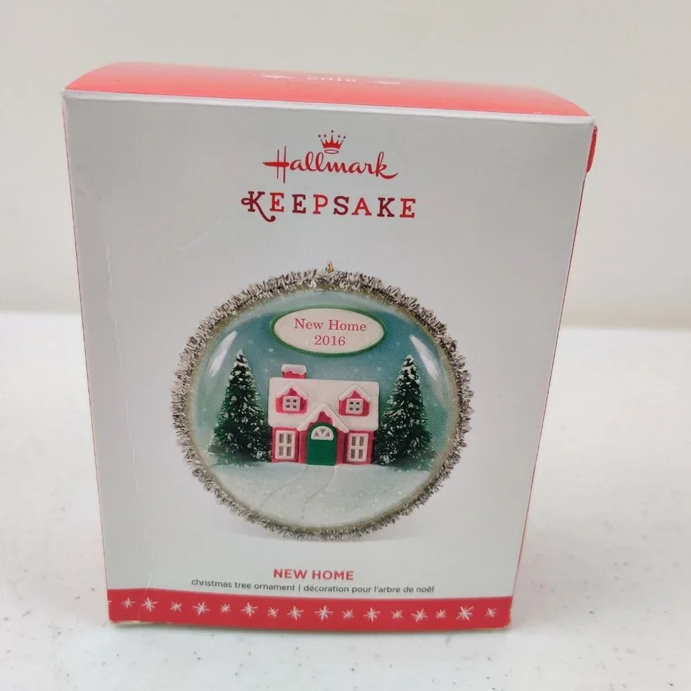 HALLMARK Ornaments 2016 Keepsake New Home Ornament with Silver Trim